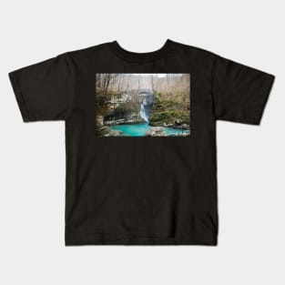 Waterfall on Kozjak River Kids T-Shirt